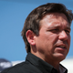 MATLACHA, FLORIDA - OCTOBER 05: Florida Gov. Ron DeSantis speaks during a press conference on the island of Matlacha on October 05, 2022, in Matlacha, Florida. DeSantis delivered remarks about the completion of a temporary bridge to reconnect the island, and Pine Island as well, to the mainland.